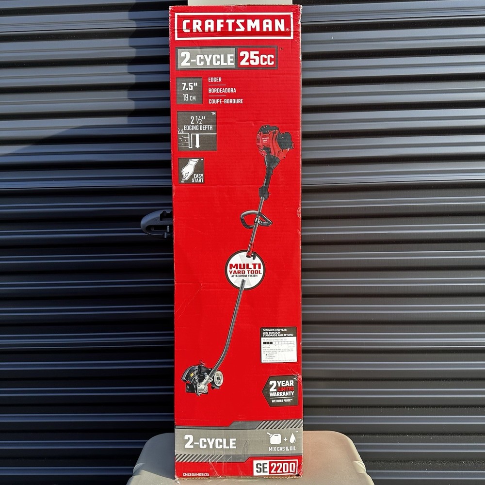 Craftsman 17" 25cc 2-Cycle Gas String Grass Trimmer Weedwacker