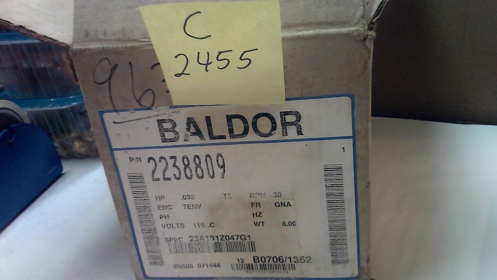 BALDOR 2238809 .035 HP