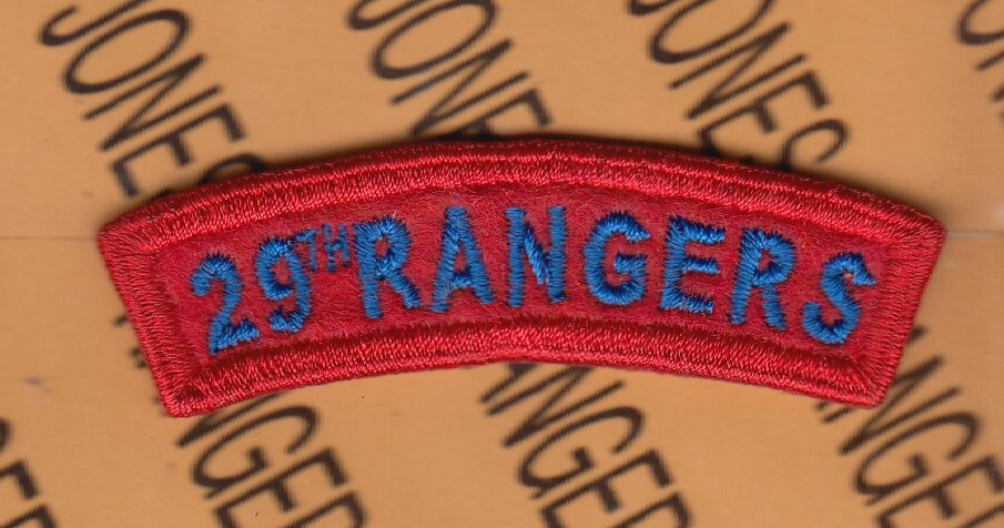 US ARMY 29th RANGERS Infantry Division ~2.5" patch c/e