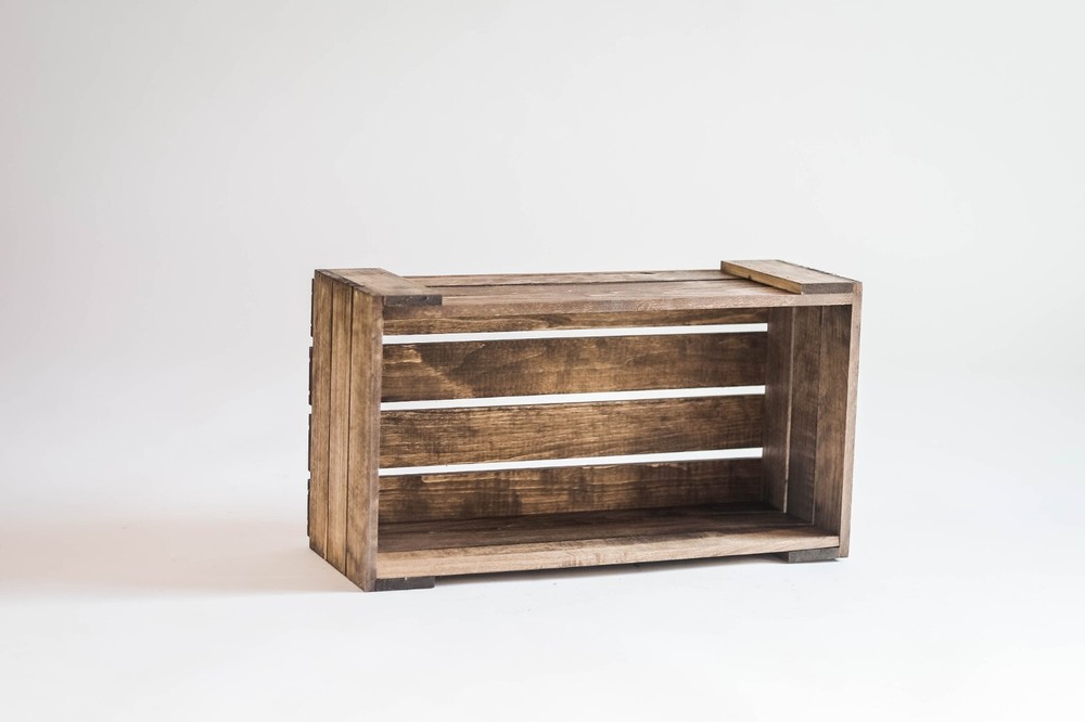 Darla's Studio 66 DVD Holder Wood Crate