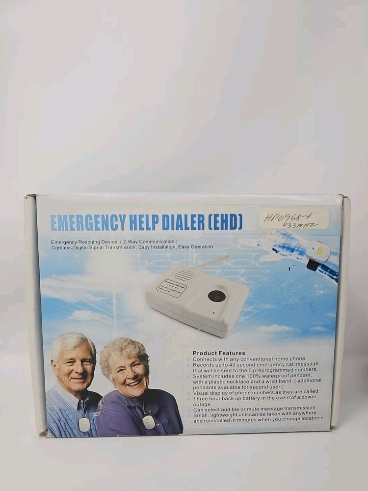 911 ii Emergency Help Dialer 2nd Generation 2-Way Talk Complete.