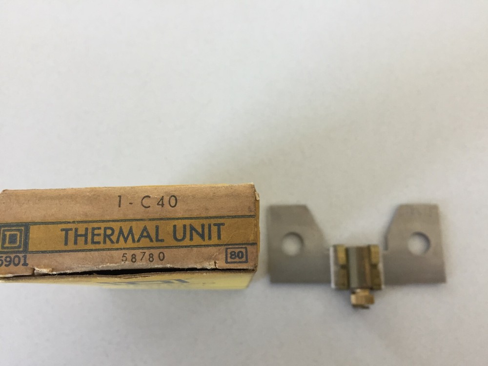 SQUARE D C40 THERMAL UNIT OVERLOAD RELAY