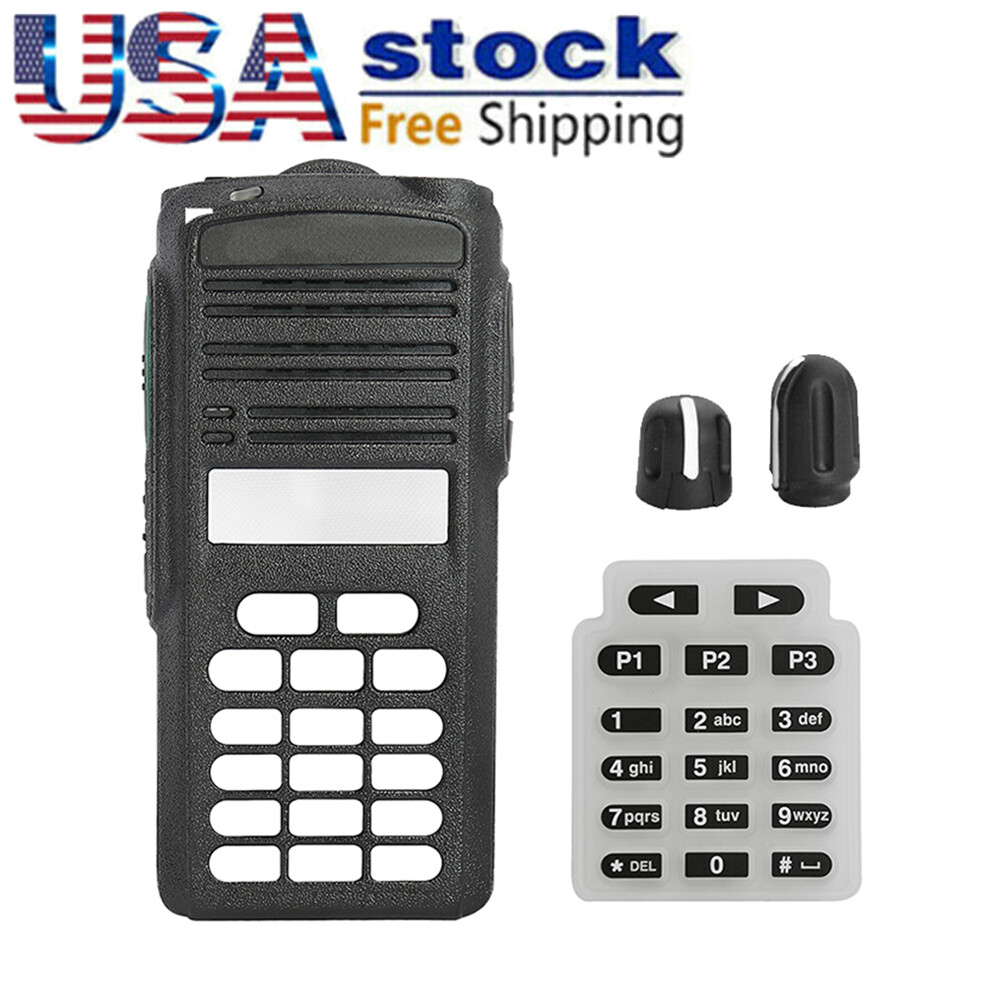 Full-keypad Replacement  front Case Housing for  CP185 Portable Radios