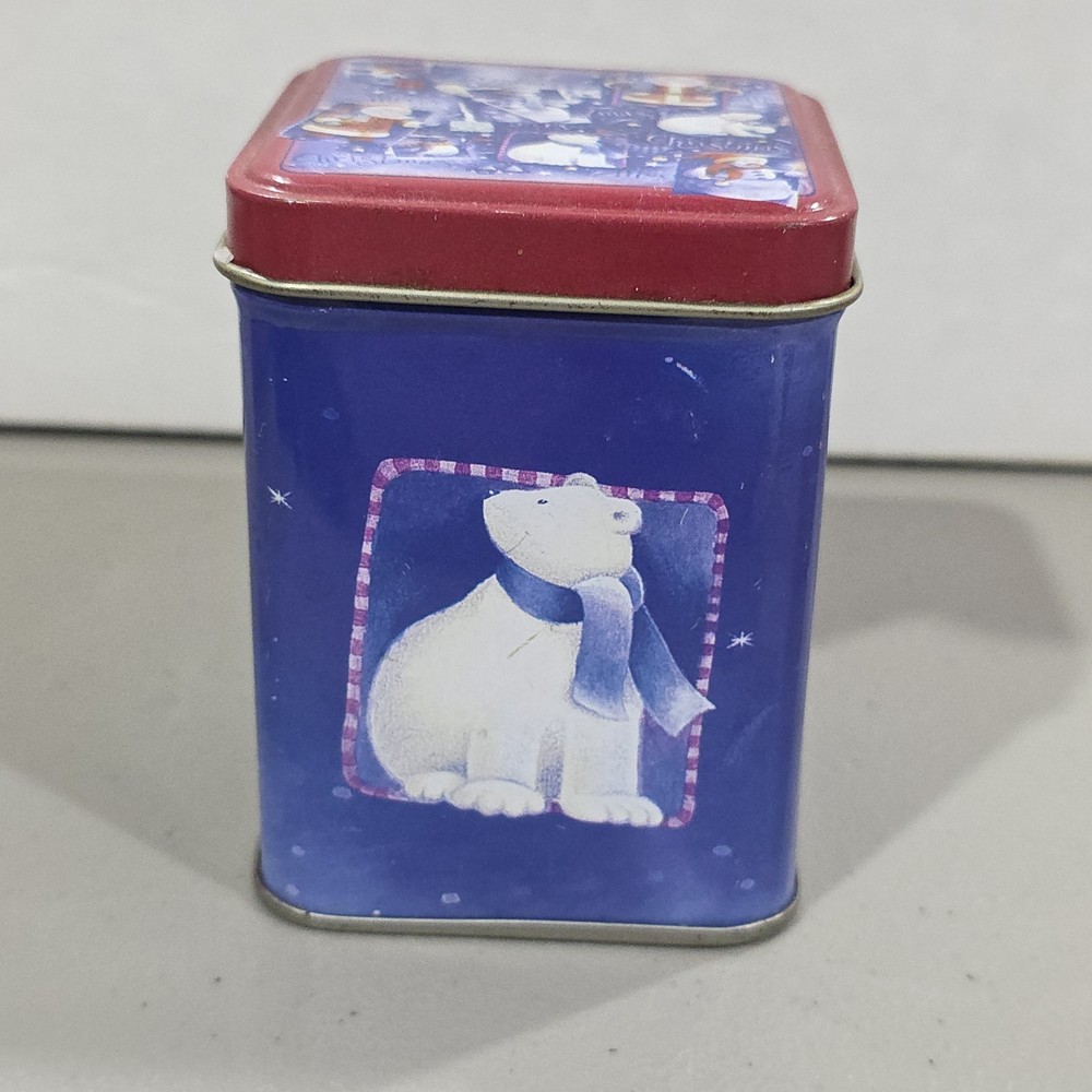 Christmas Candle In Tin