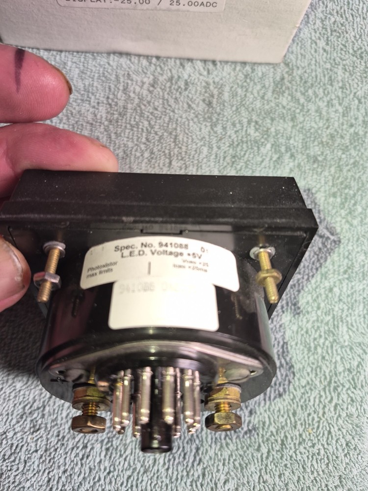 Beede Digital Amp Meter With Limits And Receptacle