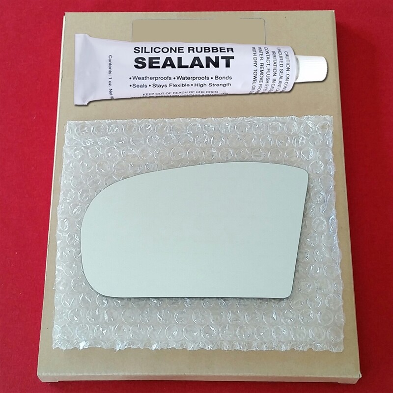 Mirror Glass Replacement + Silicone Adhesive For 01-09 C, E Class Driver Side