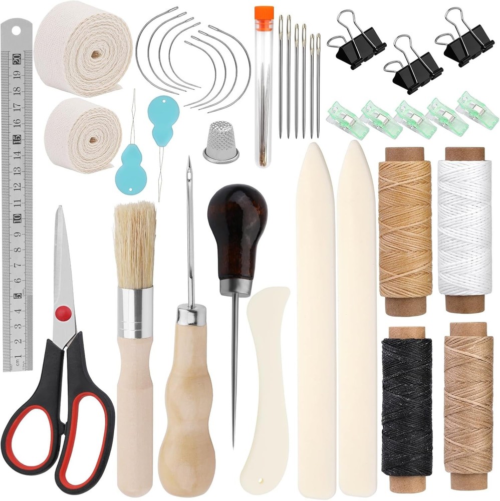 Beginner's Bookbinding Kit: 41 Tools Including Bone Folder & Binding Supplies