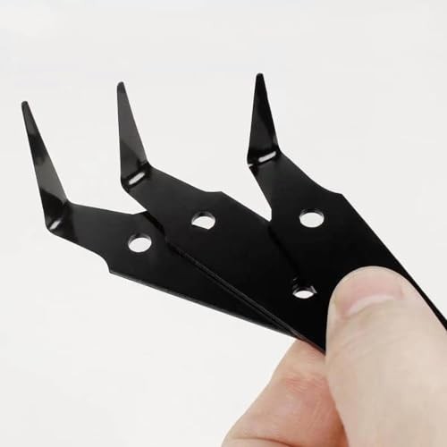 Windshield Broach Blades, Three Blades of Different Reusable Specifications