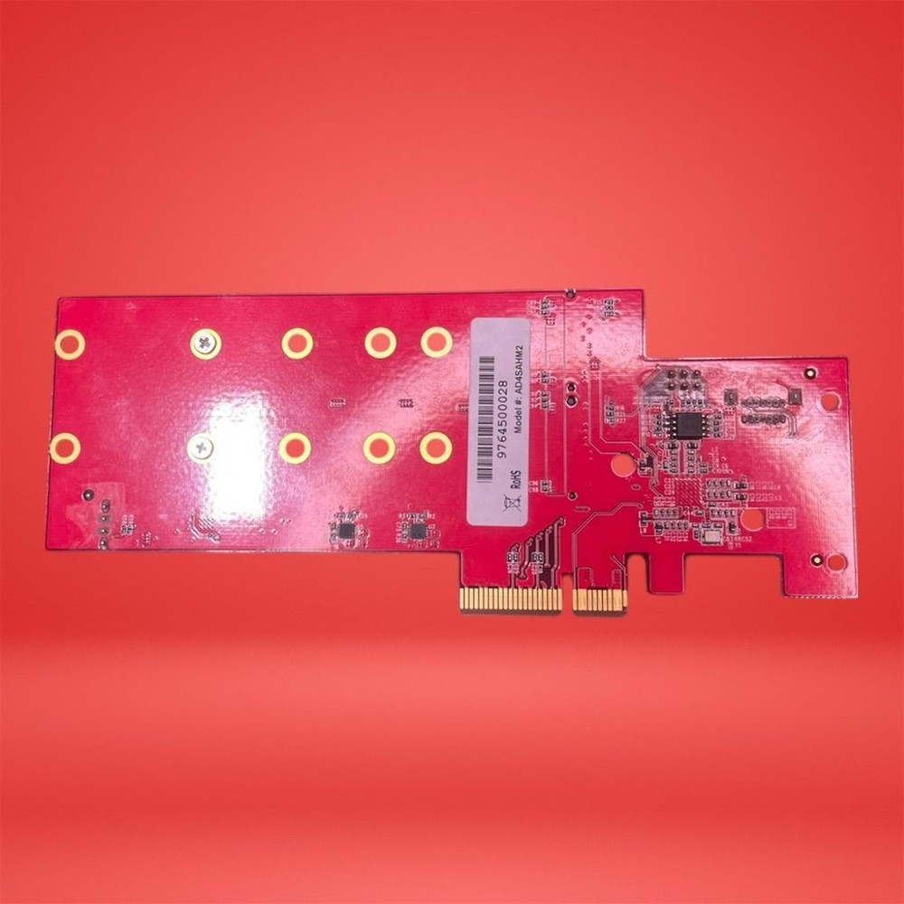 Ableconn PCIe Hybrid RAID Controller Card Dual SATA M.2 SSD HDD Adapter