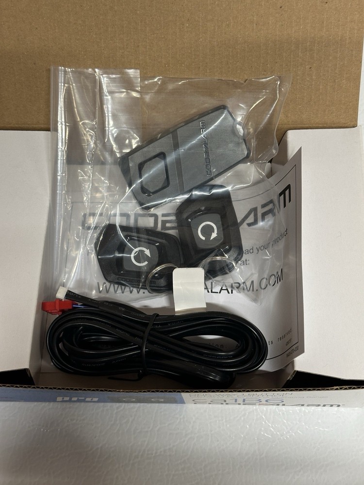 Code Alarm Pro CA1B6 1-Way Transmitter Kit 2 - Cat1lr Remotes Antenna Harness