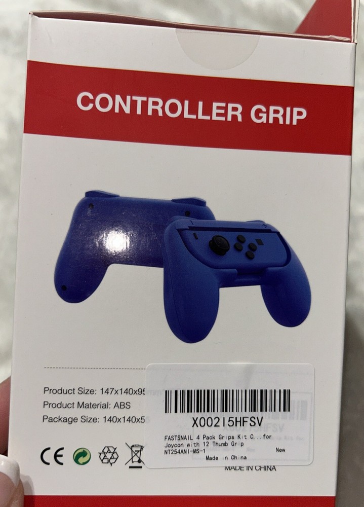 FASTSNAIL~4 Pack~Controller Grip Kit~Compatible with Nintendo Switch~NEW