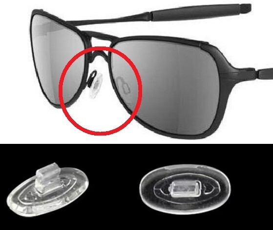 2 Pair Nose Pads Push-in For Oakley Overload Warden Wiretap Ejector Replacement