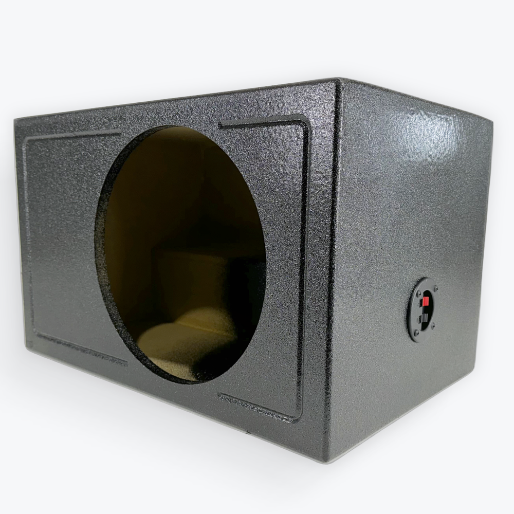 Mega Bass Single 8" Vented Ported Car Subwoofer Sub Box Enclosure
