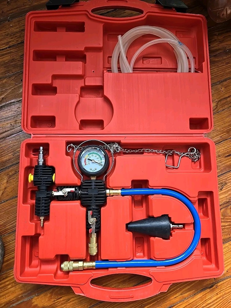 Engine Cooling System Vacuum Purge & Refill Kit Set
