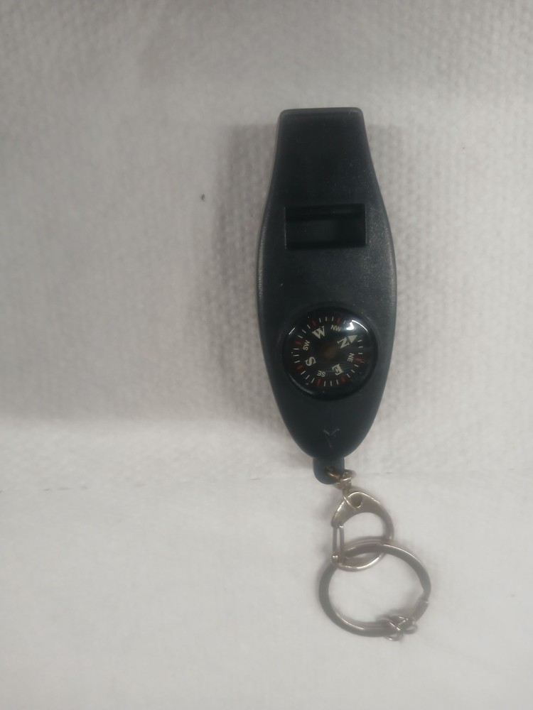Lightweight Whistle Pocket Compass Temperature gauge key chain