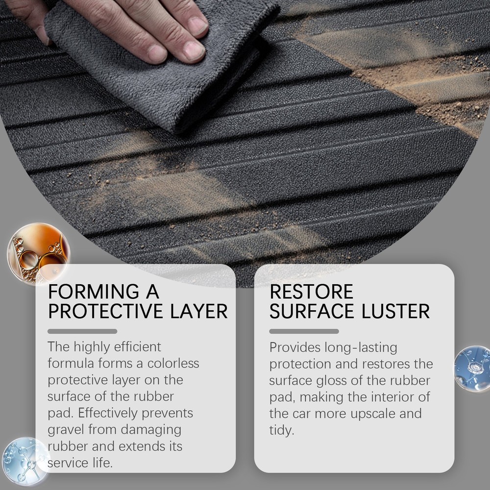 Auto interior ceiling foot pad degreasing multi-function foam cleaner