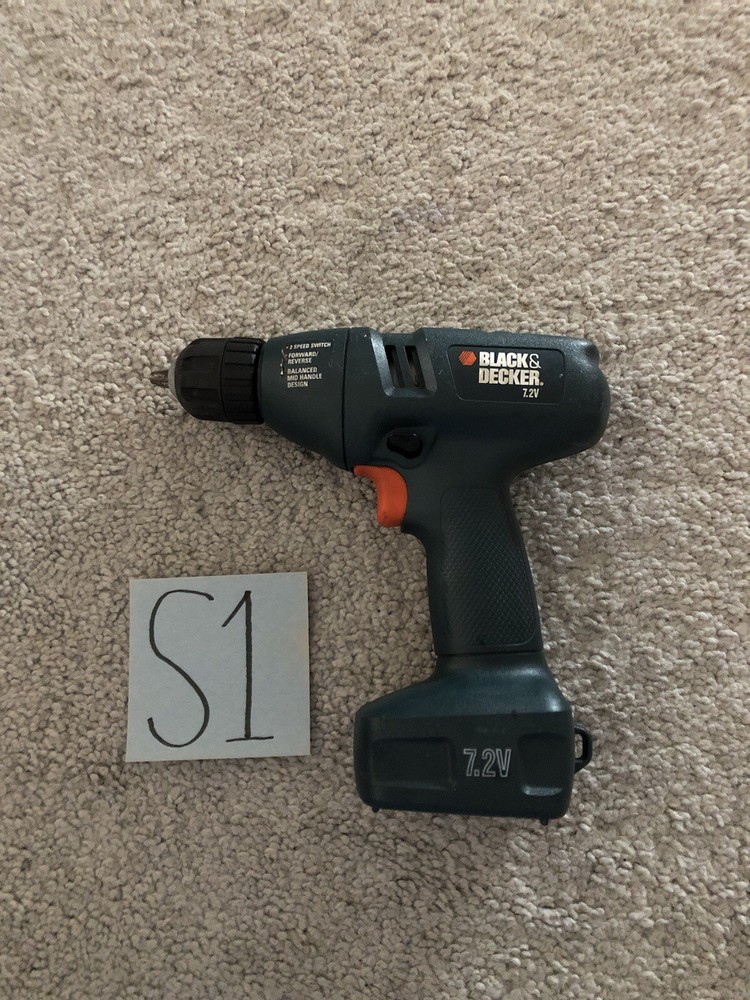 Black & Decker 9099KC 7.2-Volt Cordless Drill PARTS ONLY NOT WORKING