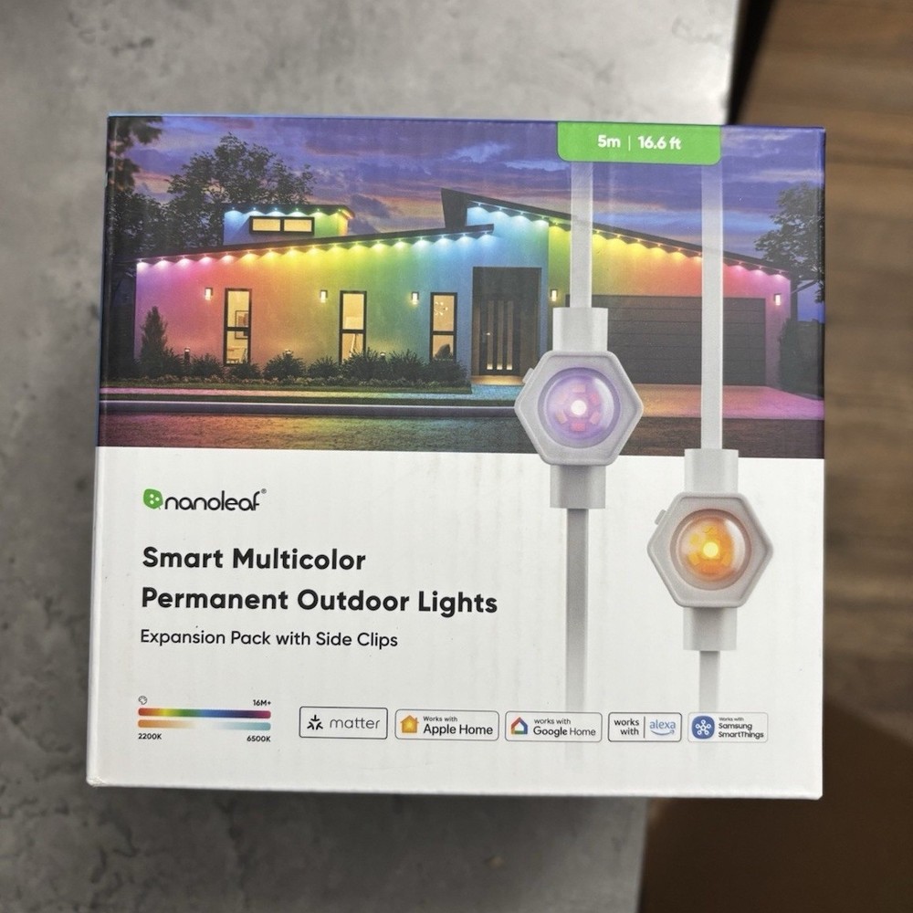 Nanoleaf Outdoor Multicolor Smart LED Light Strip, Weatherproof