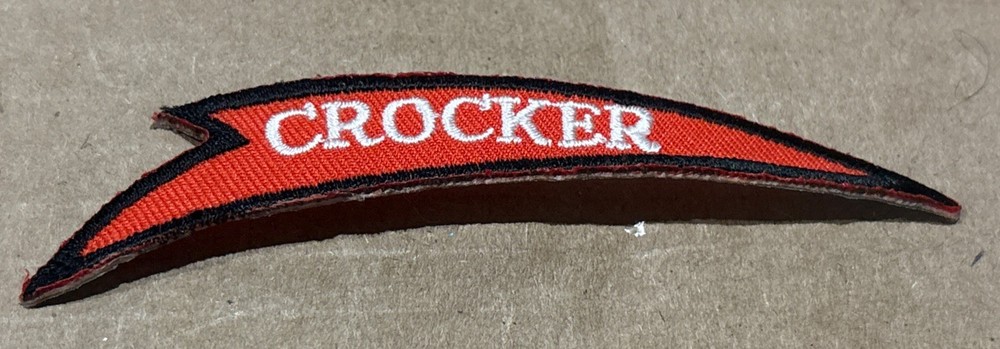 crocker motorcycle patch