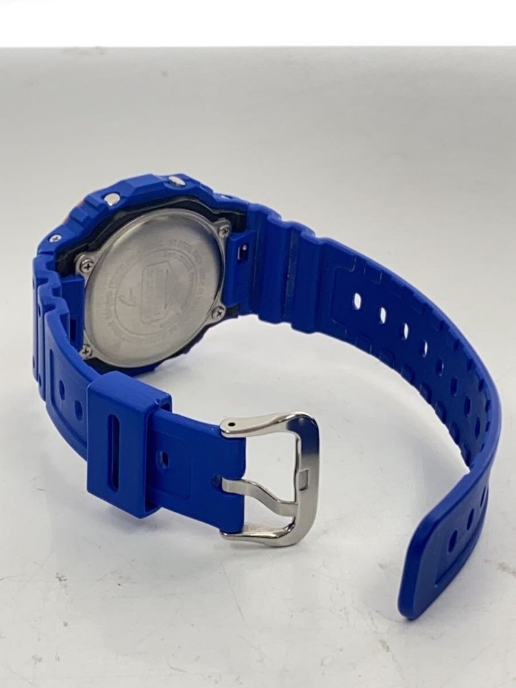 CASIO Quartz Watch G SHOCK Digital Rubber BLU SS