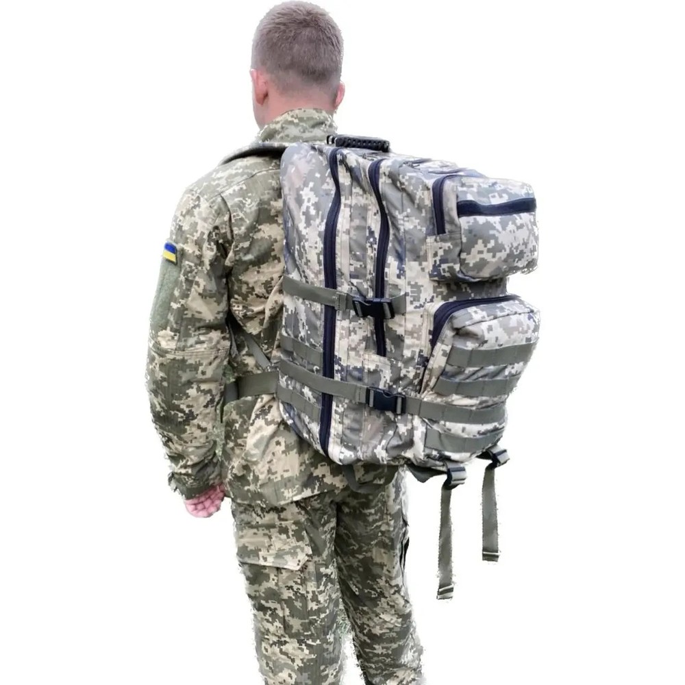 Tactical backpack 50 liters. Military backpack Pixel🇺🇦