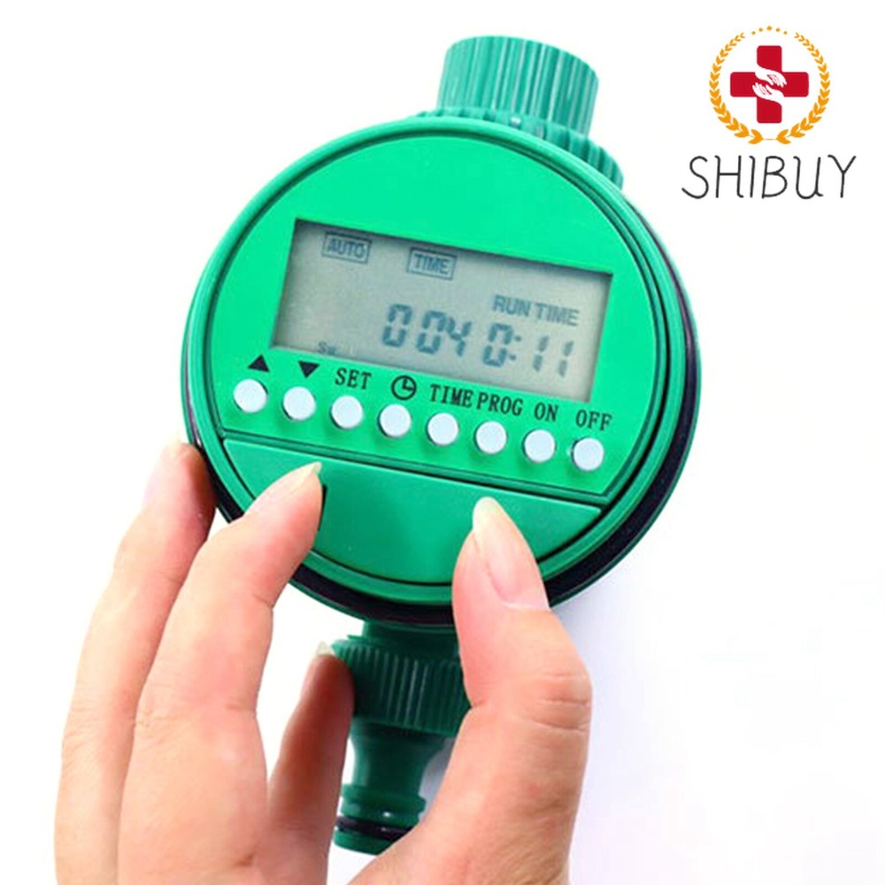 Micro Drip Irrigation Automatic Watering Timer Garden Plant Lawn Hose System Kit