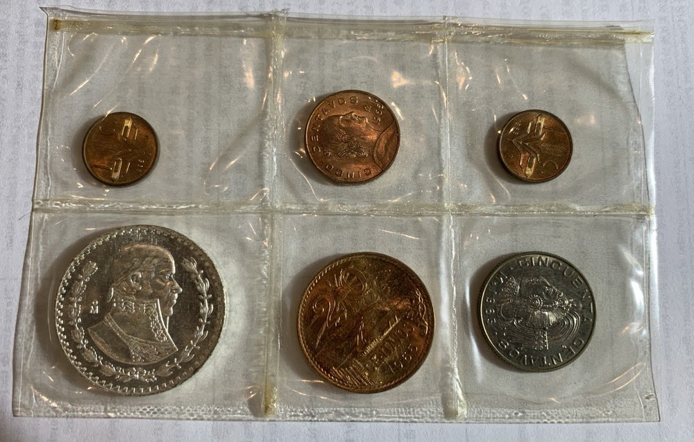 1965 MEXICO MINT SET, UNC