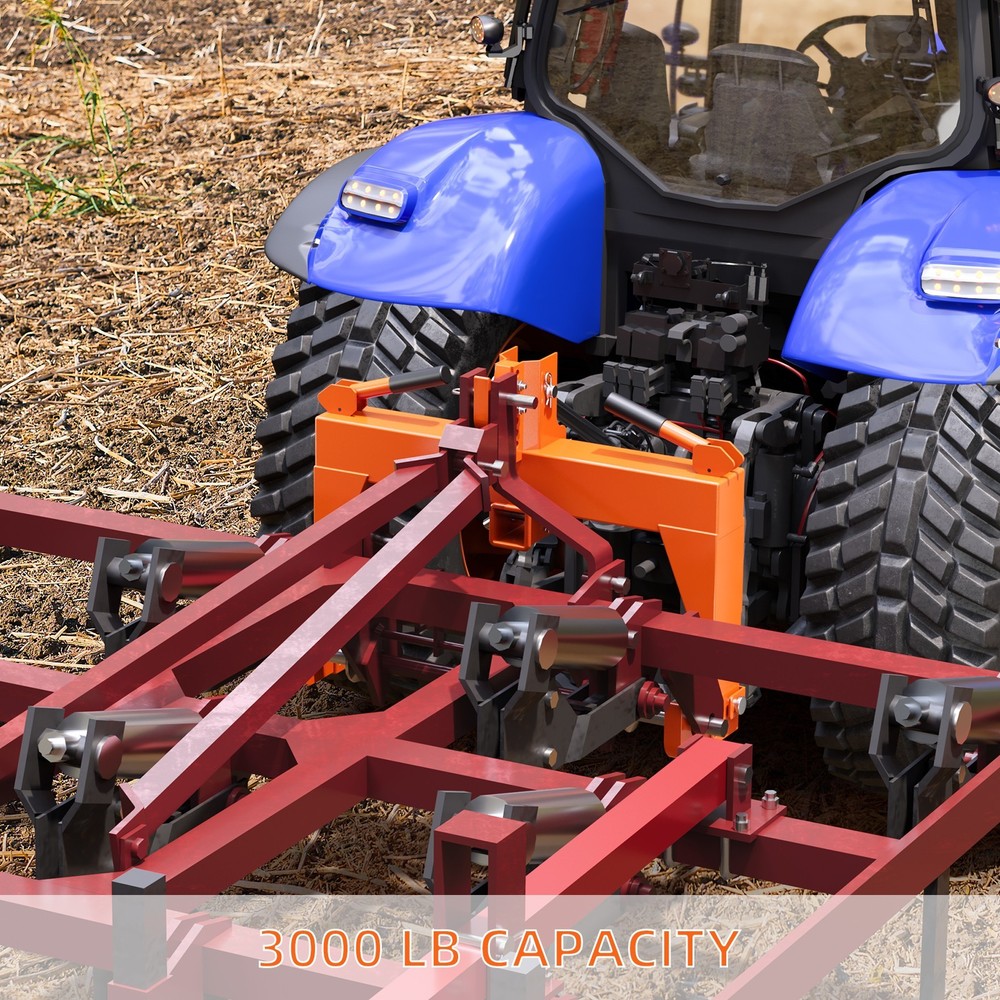 3 Point Quick Hitch Tractor Quick Hitch for Category 1 ，2 Tractor, 3000lbs