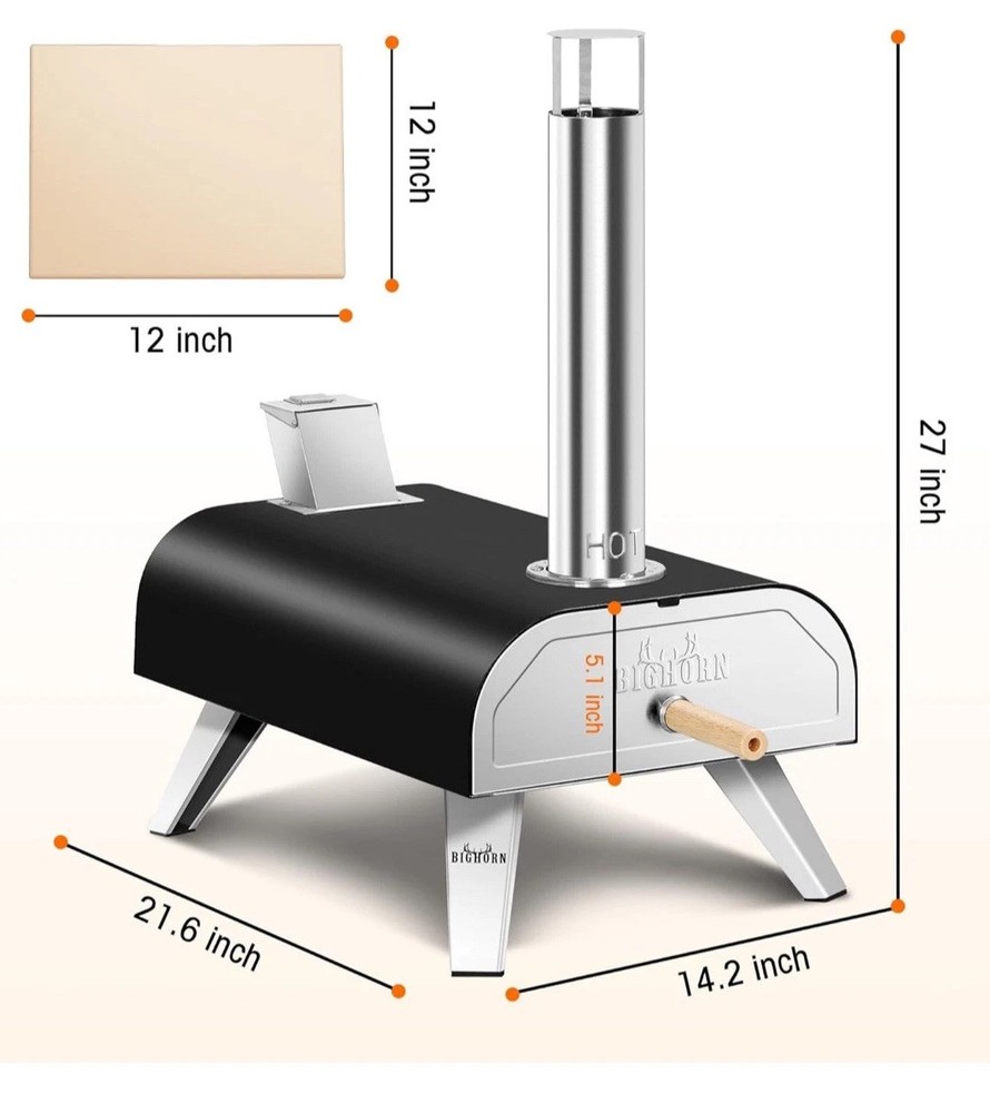12’ Wood Fire Pizza Oven