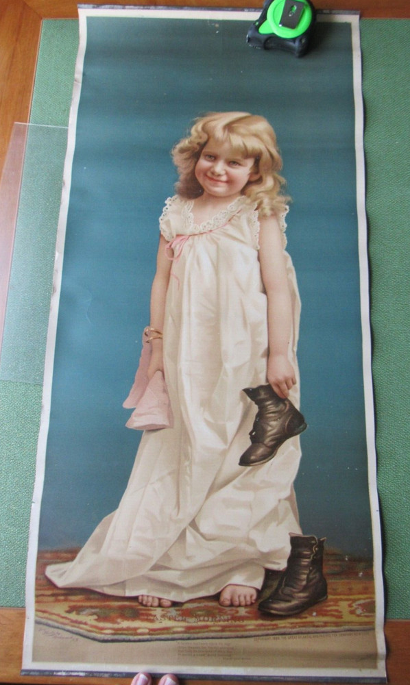 1889 Atlantic & Pacific Tea Co. Litho "Easter Morning" Very Nice