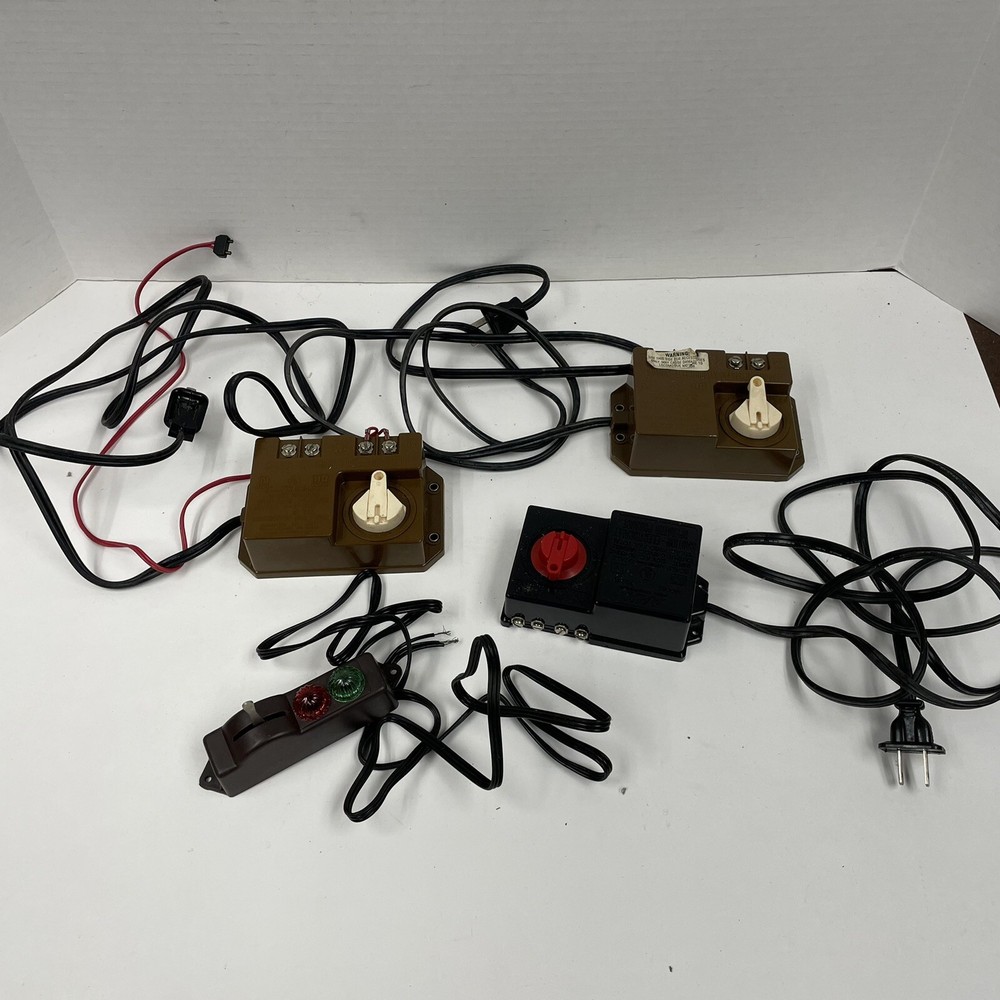 Model Train Transformer / Switch Lot Of 4
