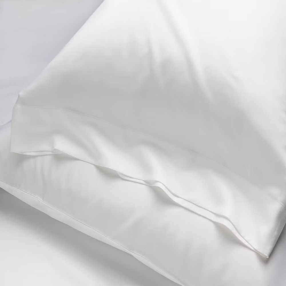 Queen 400 Thread Count Rayon from Bamboo Sheet Set White - Casaluna