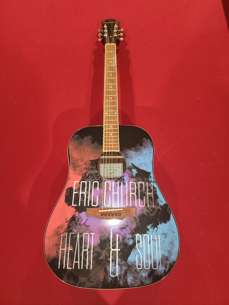 Eric Church Autographed Guitar