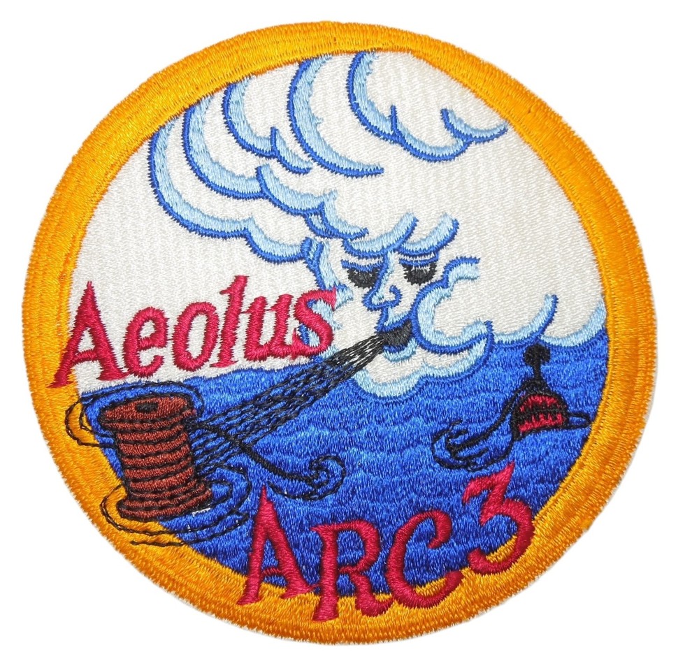 Original Vietnam War US Navy USS Aeolus ARC-3 Attack Cargo Ship Patch W43