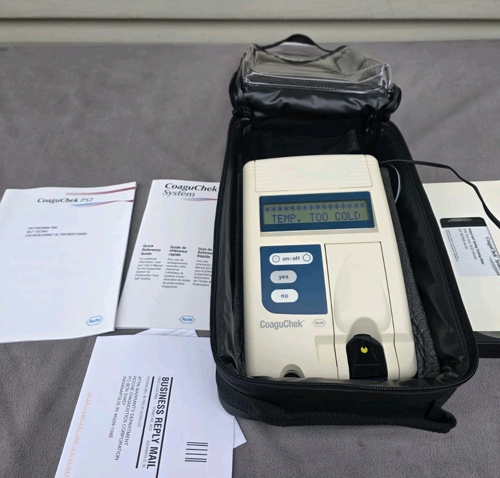 Boehringer Mannheim Roche Coague Check System For Prothrombin Time Self Testing