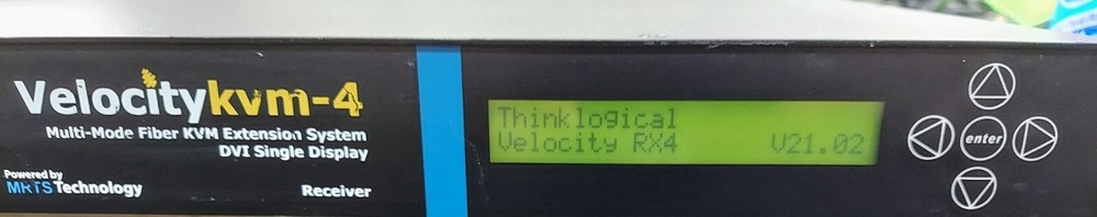 Thinklogical Velocitykvm-4 Multi-Mode Fiber KVM Extension System