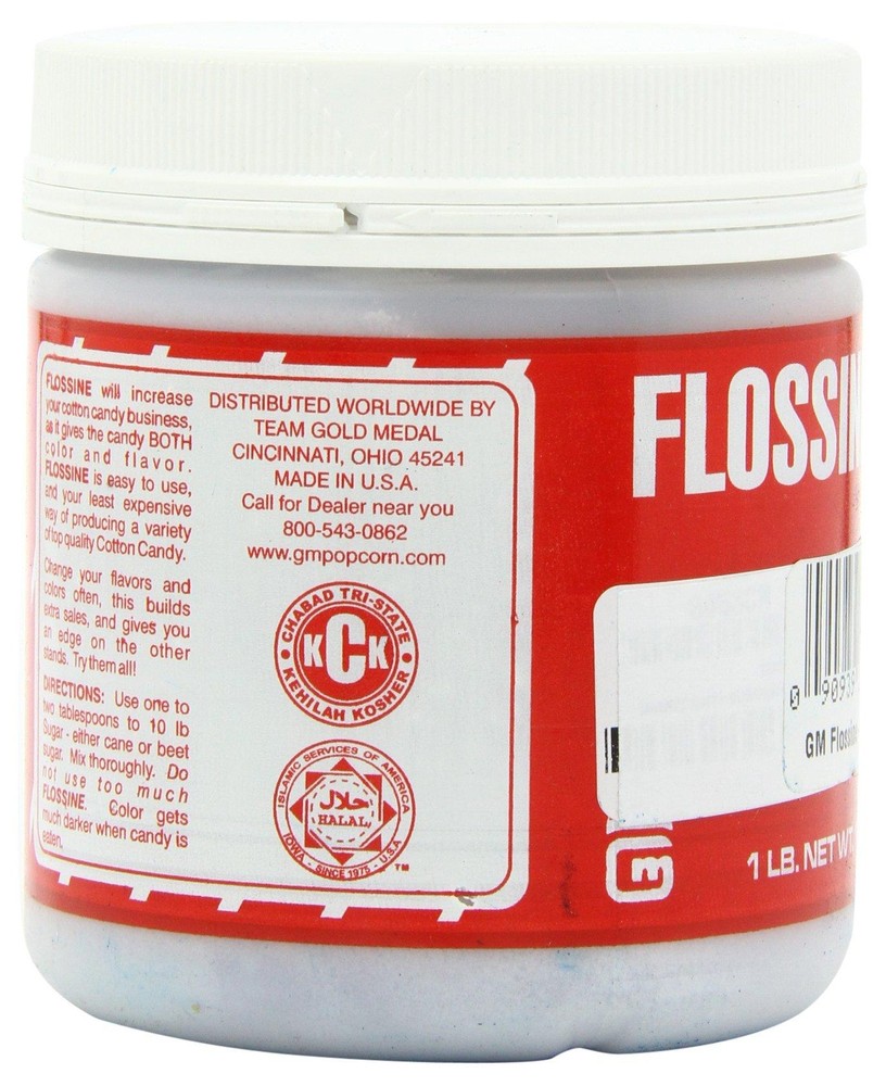 Gold Medal Flossine Can, Blue Raspberry