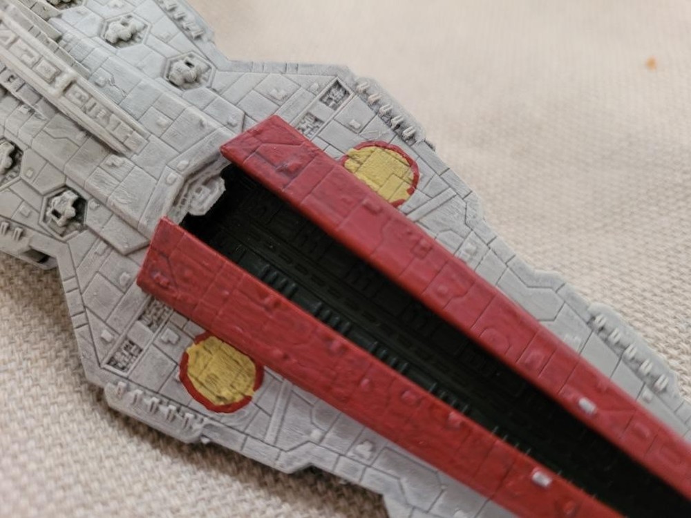 Star Wars Armada Venator Class Star Destroyer(fully painted)
