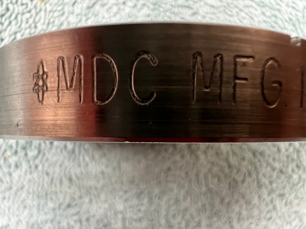 MDC UHV DN35CF-DN40CF Conflat Flange Non-Rotatable 2.75” OD x 1.56” Bore