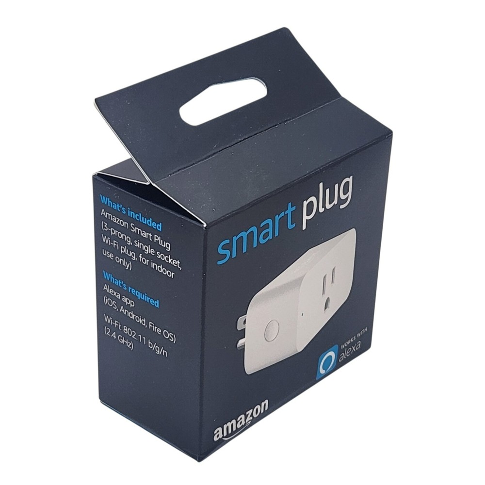 Amazon Smart Plug Works With Alexa Home Automation Android IOS Fire OS - White