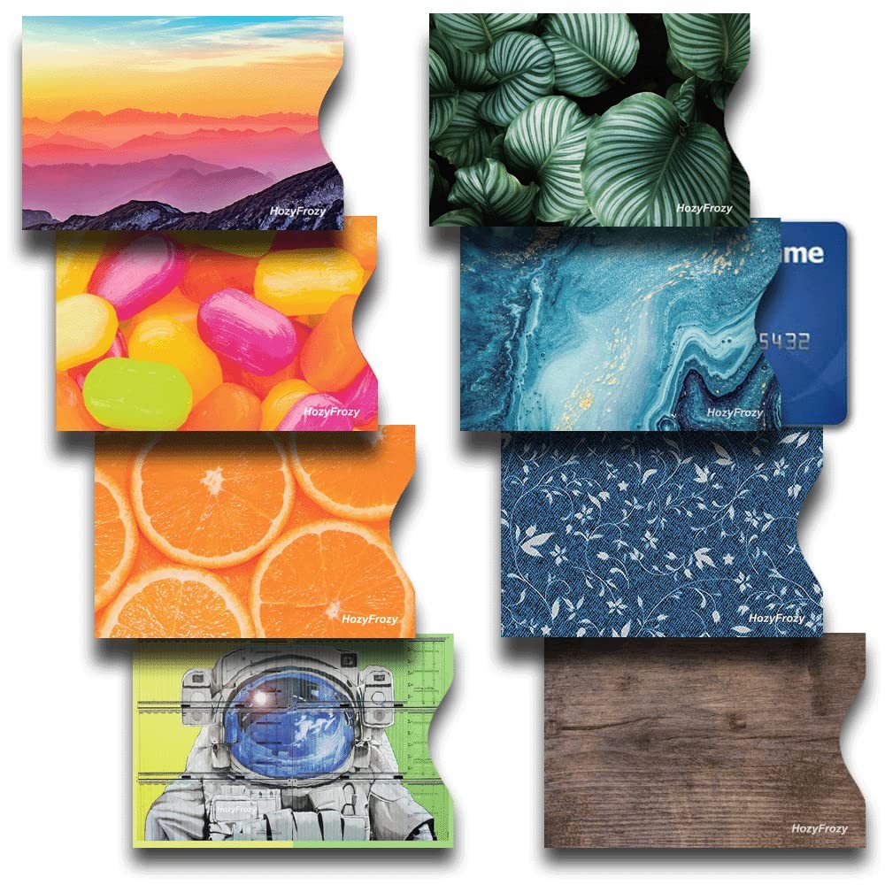 8 RFID Blocking Sleeves, Credit Card Protector, Anti-Theft Multicolor