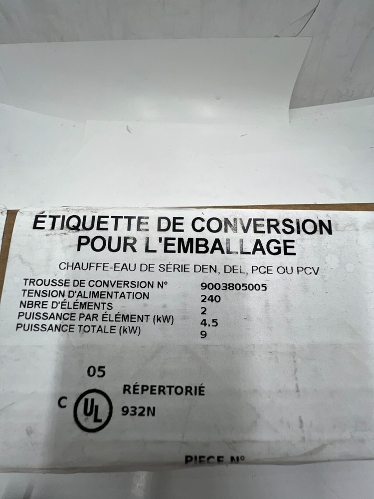 APCOM 100109512 240V 4.5KW Element Conversion Part 2-4500W Element