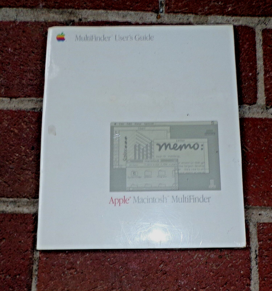 VINTAGE Apple Computer Macintosh Multifinder User's Guide  ~ SEALED