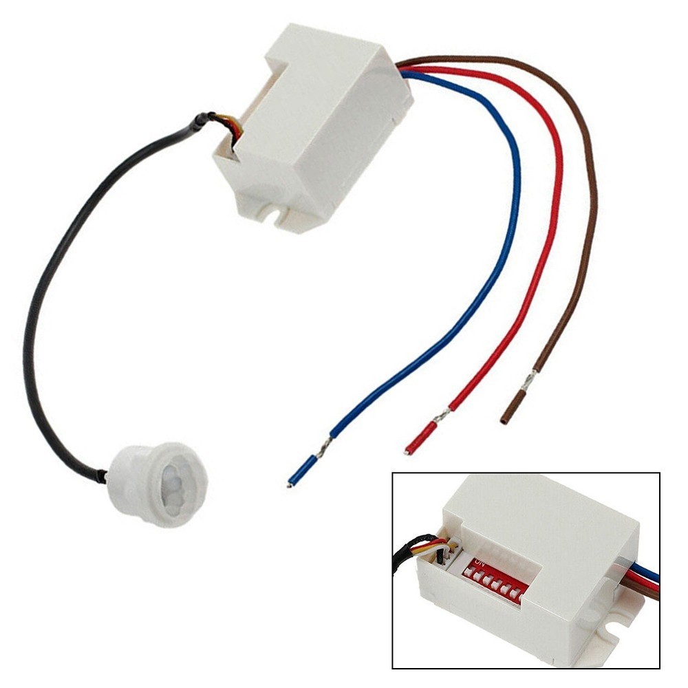 Compact and Lightweight Motion Sensor Switch for Automatic Light Control