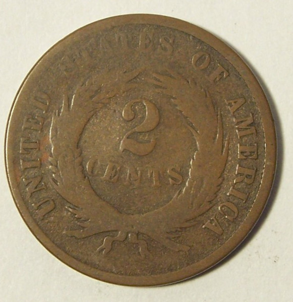 1869 Two Cent Piece