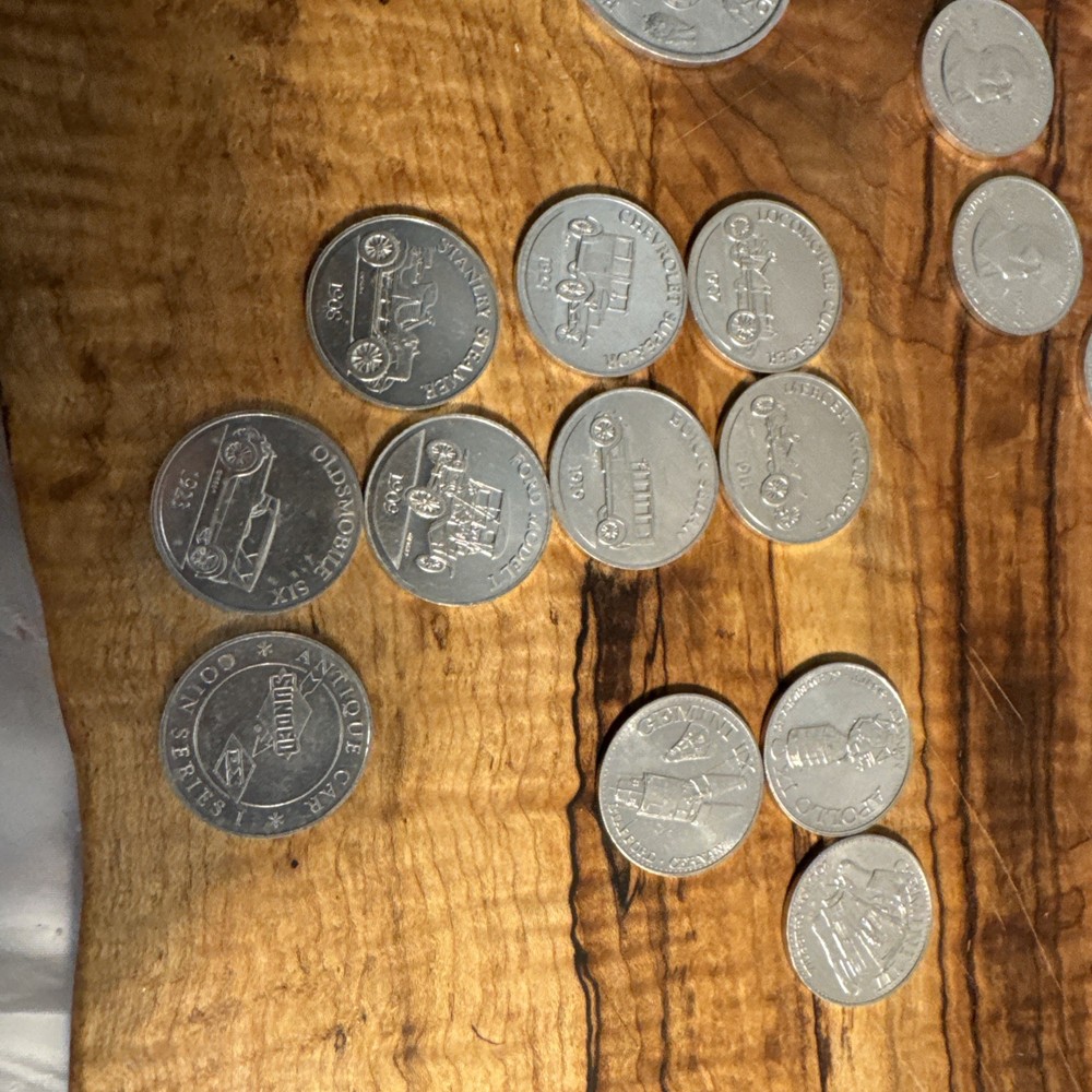 Vintage Assorted Gas Station Coins