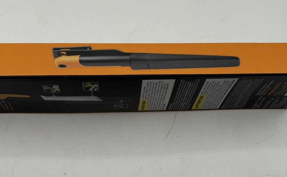 Fiskars Harvesting Knife with Sheath- make clean, precise cuts new