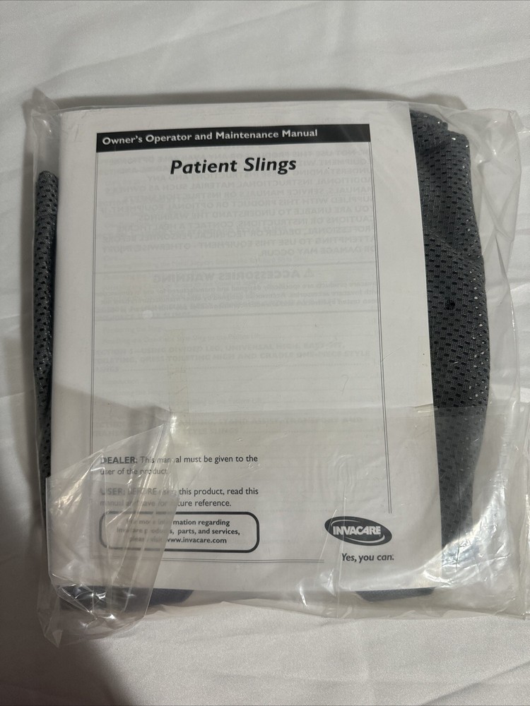 Invacare 2451097 Comfort Sling W/ COMMODE Net Cut Out Size Small