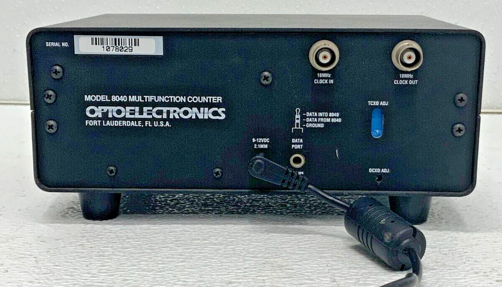 Optoelectronics 8040 Multifunction Digital Frequency Precision Tester Counter