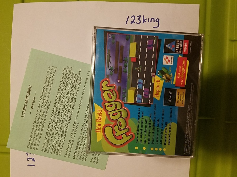 He's Back Frogger (PC CD-ROM Video Game